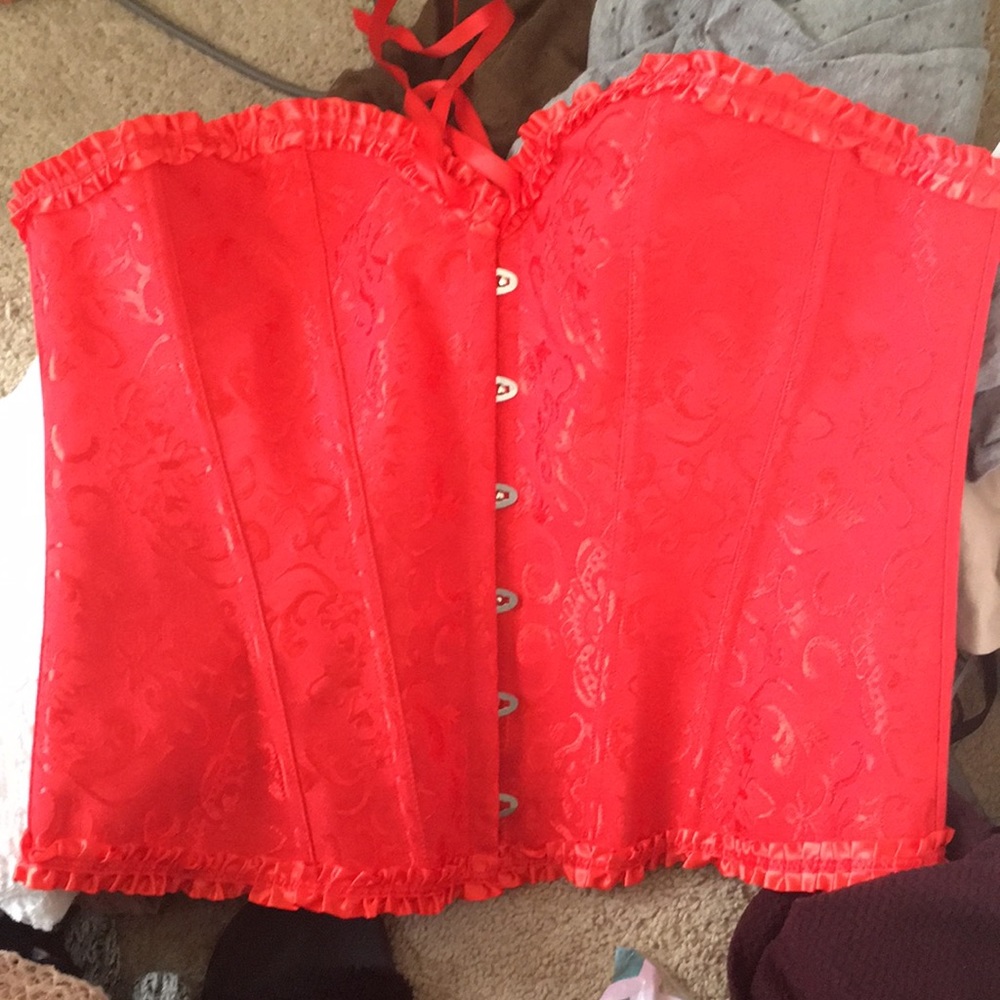 Red corset
